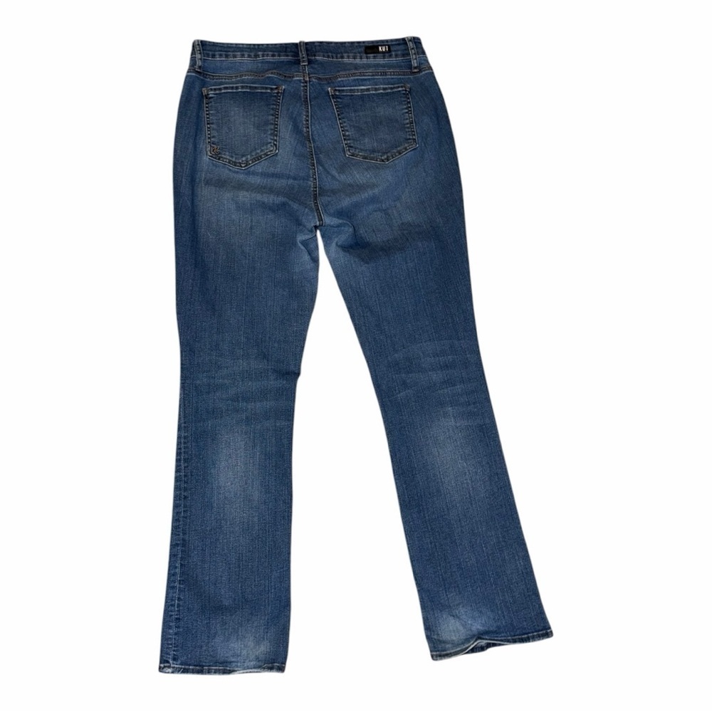 Kut from the Kloth Blue Straight Leg Women's Jeans - Picture 13 of 15